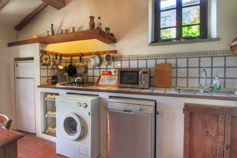 Why stay here? This picturesque farmhouse is located in Umbertide in Umbria. Perfect for a peaceful getaway with your family or a group of friends, you can enjoy a hot barbecue in the garden admiring the scenic views on an autumn evening. You may bri...