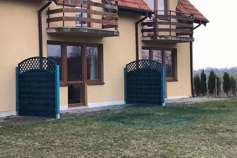 Stay in this lovely holiday home with beautiful interiors and a well-furnished spacious garden. This home is close to several lakes and is very suitable for a fun holiday with family or friends. Visit the nearby Domysłowskie and Koprowo lakes or arra...