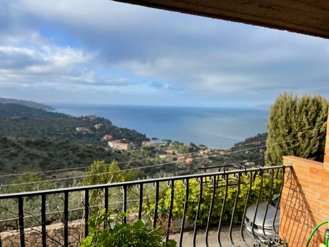 Monte Argentario sea view apartment for sale At Pianone Alto overlooking the sea of Monte Argentario we offer an apartment with independent entrance and parking space. The property, which is part of a two-level building, is composed on the entrance f...