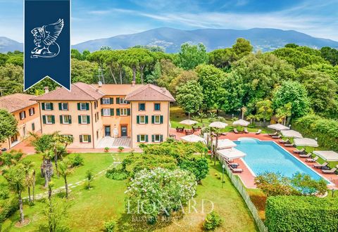 This noble villa, transformed into a luxury hotel, is for sale in Marina di Massa, in Versilia, one of the most renowned coasts of Tuscany. The charming luxury hotel, housed in this magnificent 18-century villa boasts 2,500 sqm of interiors, surround...