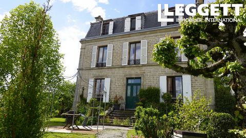 A04800 - A beautiful and lovingly restored Maison de Maître situated in the rolling Creuse countryside, close to the Millevaches natural park and on the way to Lake Vassivière, between the market towns of Aubusson and Bourganeuf. Its eight bedrooms w...