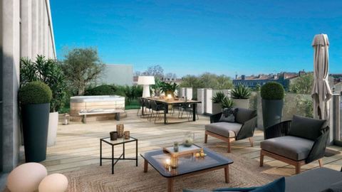 Dpt Hauts de Seine (92), à vendre ASNIERES SUR SEINE appartement T5 de 107,79 m² - Terrasse : 54,78 m²