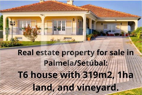 This farm is composed of the main housing building with a vast garden and fruit trees, a wine production warehouse, and a large expanse of agricultural land. The house with large areas is composed on floor 0 by: Five bedrooms being three of them en s...
