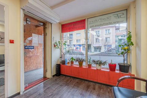 'RockIT Properties' is pleased to present a commercial property with a great location - Blvd. 'Vasil Levski'. The property has a total area of 90 sq. m. distributed as follows: - 60 sq. m. ground floor facing on Blvd. 60 m2 ground floor. It is divide...