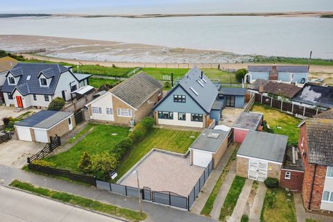 THE PROPERTY This fantastic beachfront property has recently been converted into a contemporary two-storey, four-bedroom home with uninterrupted views across the Colne Estuary to the island of Mersea. Situated in Point Clear Bay, and sheltered by a s...
