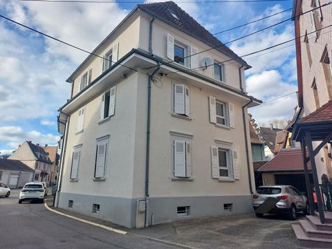 UNDER OFFER. Exclusively in Munster, investment property in the city centre. The building, well maintained, consists of 3 T3 apartments, one of which has been transformed into a large T2 easily modifiable and 2 T1 apartments. The basement has 3 large...