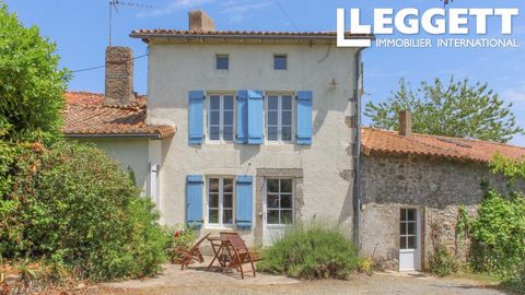 A14302 - Located in a quiet hamlet just outside the village of Azay-sur-Thouet, this property would make the ideal holiday home or permanent residence with additional accommodation for friends and family or paying guests. The village is a fifteen-min...