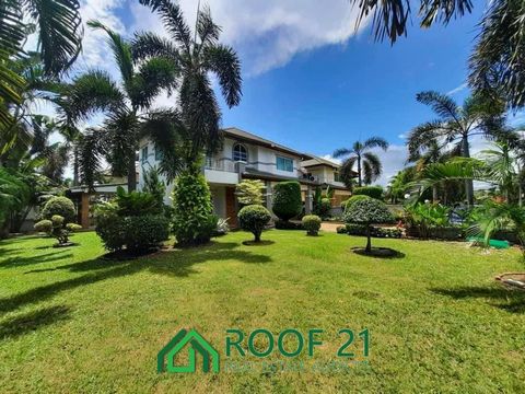 Looking for a lovely home in a calm place? This house could be just what you need, and it's priced at 8,900,000 THB. Land Size: 552 Sq.m. Living Area: 350 Sq.m. Bedrooms: 3 | Bathrooms: 4 This house has a big yard, great for gardens or letting your p...