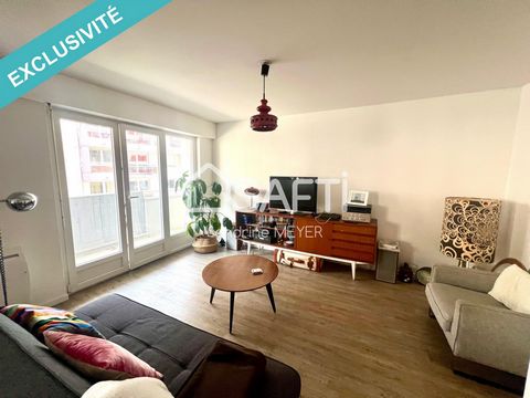 Very attractive 3-room 108 m² apartment with 16 m² balcony, renovated in 2020, ideally located in Strasbourg Koenigshoffen, close to public transport, approx. 3 km from Strasbourg main train station, approx. 15 minutes by car from the airport, close ...