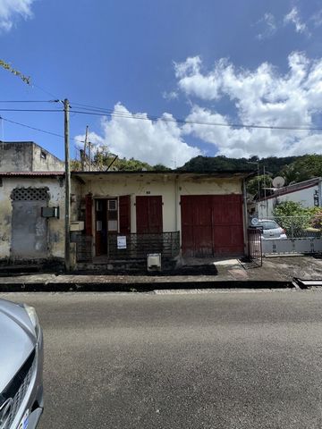 ACS IMMOBILIER offers you in the heart of the town of Saint-Pierre this house to be rehabilitated or demolished, with a view to starting a new project. The house has two levels and is composed of two bedrooms, a living room, a closed kitchen, two sho...