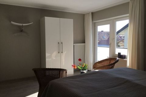 Our beautifully equipped apartment Haberberg offers you a bedroom with a box spring bed, a light living/dining room with a sofa bed and a fully equipped kitchen with dishwasher, ceran hob, oven, refrigerator with freezer, coffee machine, kettle and t...