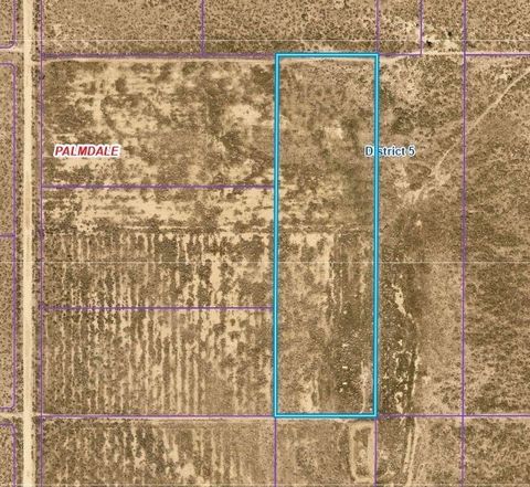Amazing investment opportunity available from motivated seller! 11.43 acres of Industrial PD M4 zoned land in Palmdale. Owner finance option is available!! Address is just an approximate, corner stakes are just to give idea using GPS coordinates prov...