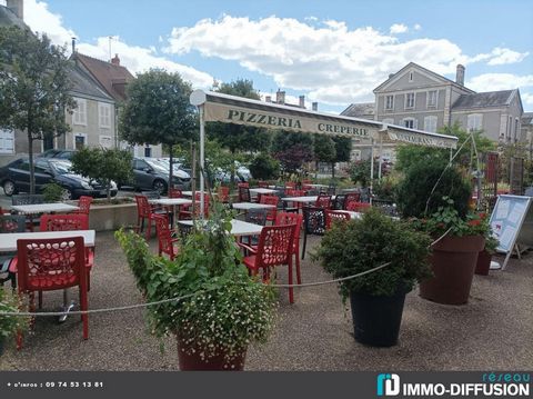 File N ° Id-LGB143163 : La chatre, sector City center - animations - , House restaurant and apartment of about 108 m2 including 4 room (s) including 2 bedroom (s) - - Additional equipment: terrace - double glazing - cellar - heating: Oil - Energy Cla...