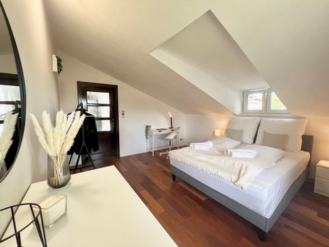 Experience the charm of this furnished attic apartment nestled on the top floor. With a size of 45 sqm, it offers cozy accommodation for up to 3 people, making it ideal for couples or small families. Featuring 1 bedroom and a comfortable living room,...