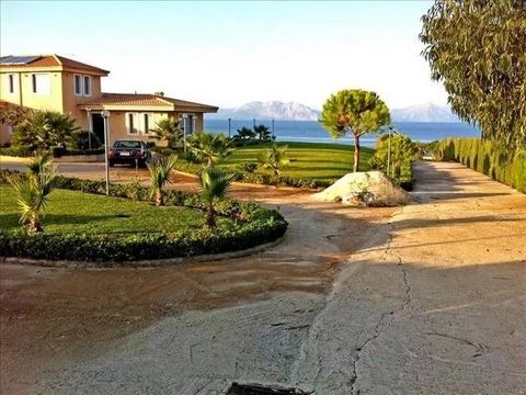 PLOT WITH A SPECTACULAR VILLA ON THE BEACH OF KALAMAKI PATRAS An amazing plot 12 acres right in frond of the sea with an elevated private paved road leading to a 150 meter beach. It has fantastic view of the entire Patraikos Gulf. It is located in a ...