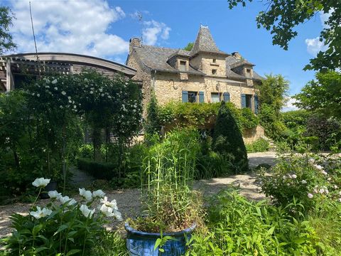 Summary A lovely example of an architecturally designed extension to a traditional Aveyronnaise house with pigeonnier extending to about 180m2 of habitable space and 100m2 of annexes, pool, gardens of 2492m2 with specimen trees, outbuildings in the c...