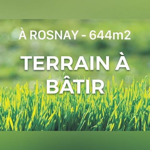 ROSNAY - TERRAIN A BATIR