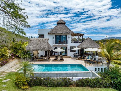 About 23 Las Olas Villas Gillian Villa Gillian is set on the largest lot in the beachfront gated community of Las Olas within San Pancho Mexico. It has 3 structures and 2 pools all new construction steps to the beach short walk to downtown shops and ...