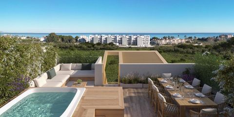 NEW BUILD RESIDENTIAL IN EL VERGEL New Build residential complex of 65 modern 2 bedrooms apartments and 2 and 3 bedrooms townhouses in El Vergel. Following the sustainability and energy efficiency approach of residential complex the designers have cr...
