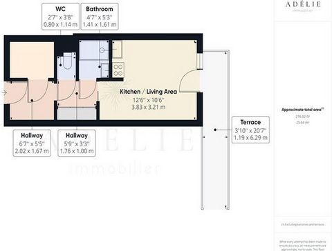 Residentie LES HAUTS DE LA ROSIERE gelegen aan de voet van de pistes en op 50 m van de winkels. Toegang tot de pistes via de residentielift (niveau 6). HTR208: Studiocabine voor 4/5 personen van 27m², op de 2e verdieping met lift; balkon met zuid-wes...