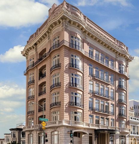 Paris Meets Park Avenue on Nob Hill...Step into a world of timeless glamour in an iconic San Francisco residence situated in one of the City's most legendary Beaux-Art Style buildings. This super-elegant full-floor enjoys stunning views of the world-...