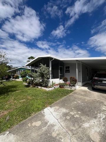 You will feel right at home in this lovely coastal home centrally located nearby the Port Orange shopping area, police and fire station. This 2/2 bath home has been completely updated with a beautiful kitchen, dining room and living room. New floorin...