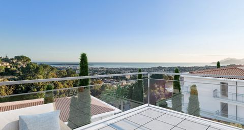 New Luxury program for sale in Cannes with sea view in the peace. Located on the heights of Le Cannet, overlooking the village of Le Cannet, with a breathtaking view of the sea. In the middle of a landscaped park planted with local species, presence ...