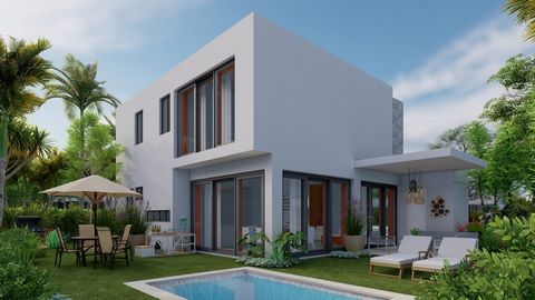 Villa Apollonia at Vista Cana, Punta Cana - For Sale Located in the heart of Vista Cana, Villa Apollonia stands out with its elegant and minimalist façade design. From the grand entrance featuring a stunning 3.2-meter-high door, every detail invites ...