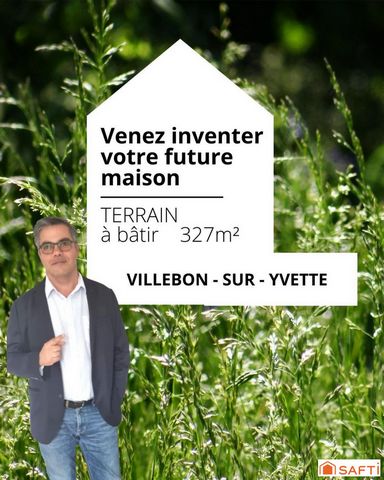 VILLEBON, VENTE d'un terrain à bâtir de 327 m² Haut du Quartier Suisse, Zone Uha Donnez vie à votre projet sur ce terrain avec vue dégagée sur la vallée. Permis déposé pour une emprise au sol de 98m². Accès rapide à la zone d’activité de Courtabœuf, ...