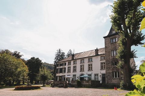 Dit appartement bevindt zich in een 16e-eeuws kasteel dat is gelegen aan de rivier de Amblève, midden in de natuur, maar toch dicht bij het centrum van Aywaille (500 m). Het fijne verblijf in Domaine Château de Dieupart heeft 2 slaapkamers en biedt r...