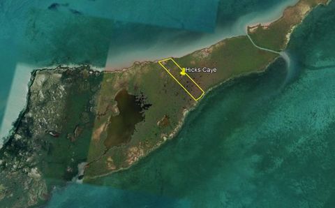 Discover Paradise on Hicks Caye: 20 Acres of Pristine Beachfront Property! Are you ready to own a slice of paradise? This stunning 20-acre beachfront property in Hicks Caye offers an unparalleled opportunity for investment or personal enjoyment. Boas...