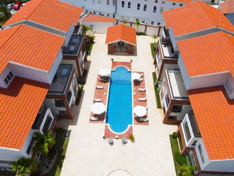 Stunning 3-bedroom, 3-bathroom condo in the highly sought-after Los Corales neighborhood, built by Noval, one of the Dominican Republic's most trusted developers. Located in a gated community with 24-hour security, this top-floor, two-story unit offe...