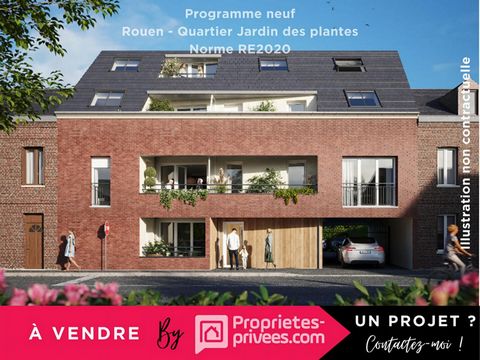 A VENDRE - Appartement T3-T4 dans résidence neuve - Rouen (Jardin des Plantes) Idéalement située rive gauche de Rouen, à seulement 400 mètres du Jardin des Plantes, la résidence IRIS offre un cadre de vie moderne et confortable, respectant les derniè...