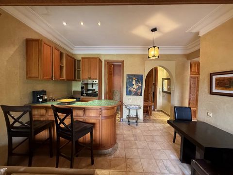 Located in Marrakech. Don't miss this rare rental investment opportunity with this sumptuous 54 m² apartment (+26 titled terrace), nestled in the heart of Marrakech's prestigious Palmeraie district. Featuring a spacious bedroom and elegantly appointe...