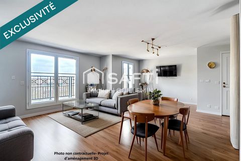 Ideally located near the banks of the Seine, schools, and shops, and just a 15-minute walk from RER D - Alfortville and metro line 8 - École Vétérinaire, this stunning rooftop duplex awaits you on the 5th and top floor of the highly sought-after 