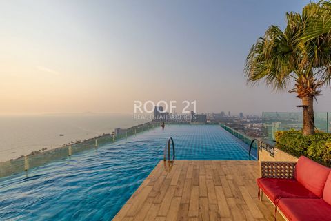 À louer - Spacieux condo 1 chambre à Riviera Jomtien avec vue sur la mer et la ville Ce condo 1 chambre récemment rénové à Riviera Jomtien offre une vaste superficie de 47 m² , ce qui en fait le plus grand type de 1 chambre de l’immeuble. Situé au 10...