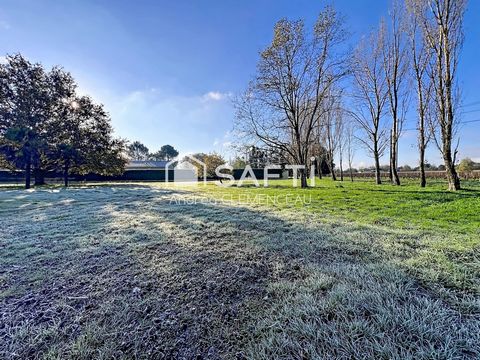 À Vendre, Terrain constructible de 1 095m ² - Pugnac