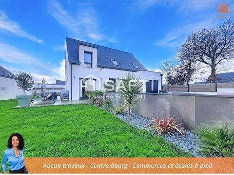 Maison contemporaine 4 chambres + bureau – à pied de commerces et écoles