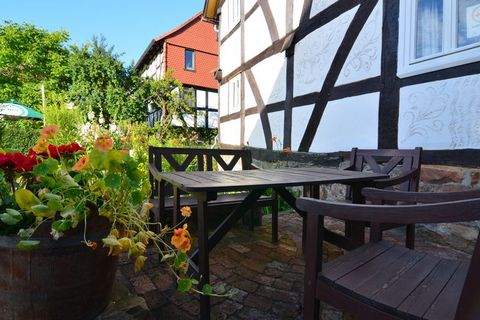 This holiday home in Willingshausen is a traditional half-timbered home dating back to the late Middle Ages. Apart from a lot of character, the holiday home has 3 bedrooms to accommodate a family or group of 6. You can relax on the private terrace af...