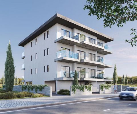 Two Bedrooms Apartment For Sale in Geroskipou, Paphos - Title Deeds (New Build Process) This beautiful project consists of just 9 apartments, over three identical floors. There are two 1-bedroom and one 2-bedroom apartment on every floor, each with i...