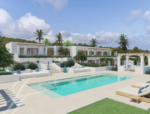 Magnificent Ibizan finca designed by the renowned architect Rolf Blakstad.  Situated in a natural environment between San Miguel and San Mateo, the estate has 20.855m2. The villa offers a total area of 621.13m2, the construction area amounts to 423.0...