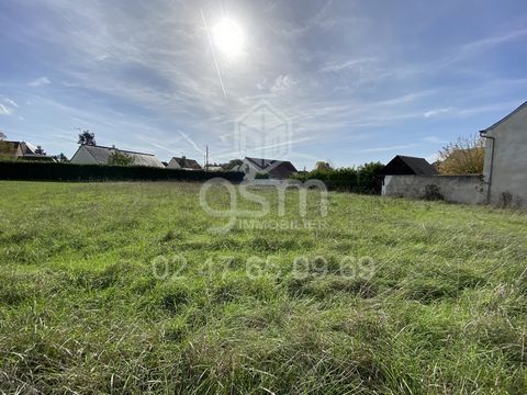 SEPMES Off subdivision beautiful flat unserviced land of 905m2. Free choice of manufacturer. Agency of Sainte Maure de Touraine Phone : ...