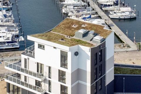 Moderne und komfortable Ferienwohnung mit Blick auf die Ostsee und den Yachthafen. Genießen Sie die schöne Panoramaaussicht auf die Ostsee. Die moderne und komfortabel eingerichtete Wohnung besteht aus einem offenen Küchen-Wohnbereich mit Essplatz un...