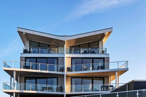 Appartement au rez-de-chaussée moderne et confortable avec vue sur la mer Baltique et le port de plaisance. L'appartement se compose d'une cuisine/séjour avec accès à la terrasse, de deux chambres doubles et une avec deux lits simples et d'une salle ...