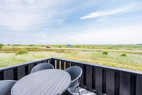 Just after the small summer town Nymindegab comes Auroravej - where this cozy cottage is located. From the cottage's east-facing terrace there is the most beautiful view over Ringkøbing Fjord, where you have the most beautiful sunrise in the early mo...
