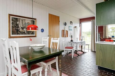 On Holmsland Klit, between the seaside town of Søndervig and the fishing town of Hvide Sande, this older but well-kept cottage is only a few minutes walk from Ringkøbing Fjord. The owner has built the cottage himself and has continuously maintained b...