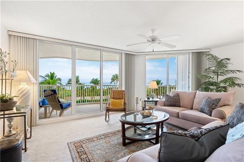 Beautiful 5th Floor South Corner unit offers a tranquil resort like feel with stunning views of the ocean and intracoastal! Unit features 3 beds, 2 baths and 3 balconies! 1 covered carport included! Great amenities include community pool, club room, ...