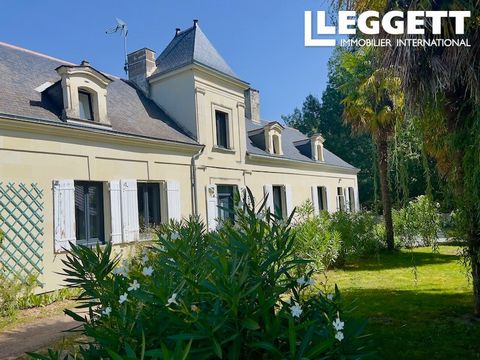 A23877JCC49 - Located in the heart of the Loire Valley, a few minutes from Saumur, don't miss a rare opportunity to own this fabulous, stone longère with 18th century turret. From the vast open plan living spaces to the hidden rooms, .it's full of ch...