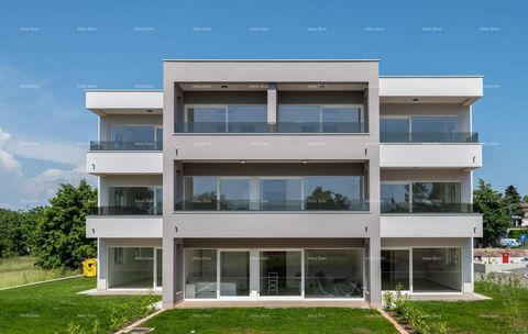 Er wordt gewerkt aan een nieuwbouwproject van een stadsvilla met in totaal 8 wooneenheden te koop in Žminj. Appartement S4, 55,74 m2, in Žminj te koop. Het appartement bevindt zich op de 1e verdieping van het gebouw en bestaat uit een inkomhal, woonk...