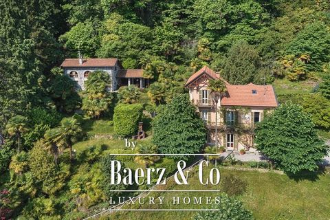 Property for sale in Meina on the Piedmont shore of Lake Maggiore. The elegant property consists of the main villa and the annexe both facing Lake Maggiore. The buildings that make up the property are the historic villa full of charm, with a surface ...